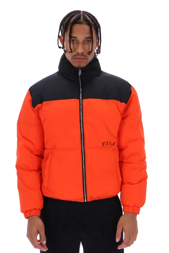 Tangerine Tango Evan Unisex Panelled Puffer Jacket