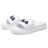 Thick Sole White Slippers