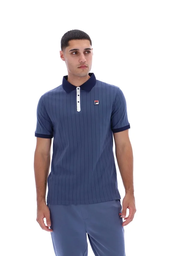 Vintage Indigo BB1 Classic Vintage Striped Polo