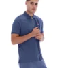 Vintage Indigo Dario Zipped Polo