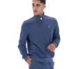 Vintage Indigo Ramy F-Box 1/4 Zip Up Jumper