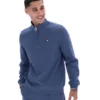 Vintage Indigo Ramy F-Box 1/4 Zip Up Jumper