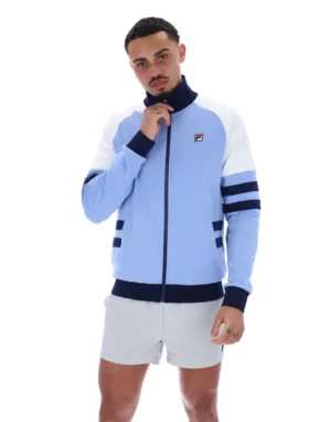 Vista Blue Founder Cut And Sew Track Top