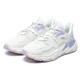 Wave Low-Top Shoes “White Purple”