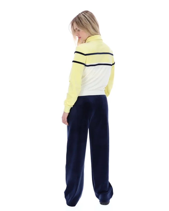 Wax Yellow Giovana Cropped Zip-Up Top