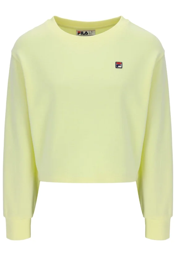 Wax Yellow Sestri Wide Crew Neck Sweatshirt