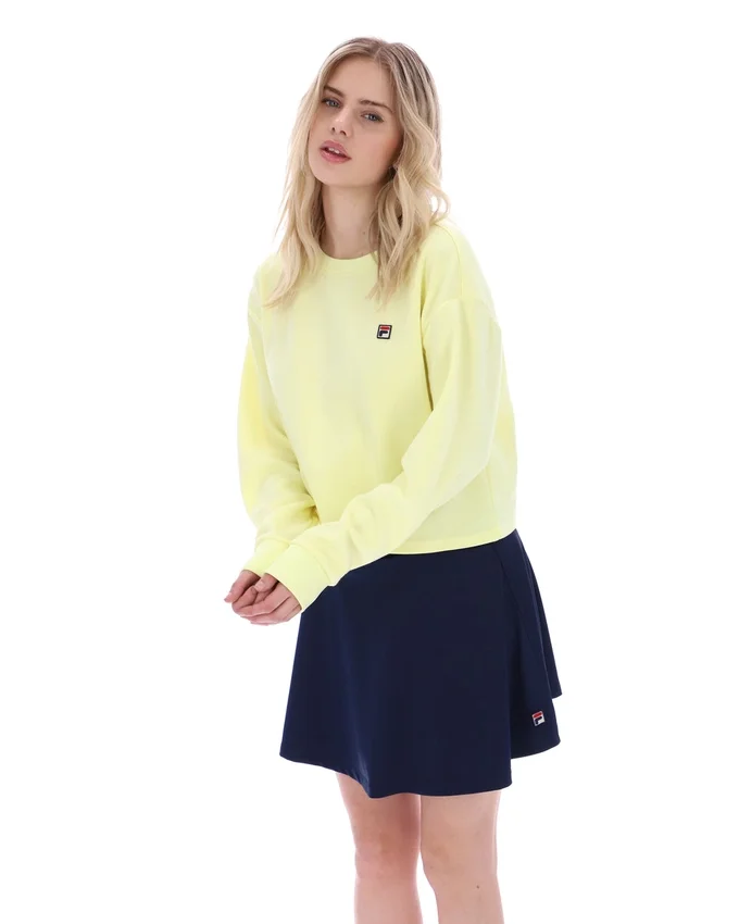 Wax Yellow Sestri Wide Crew Neck Sweatshirt