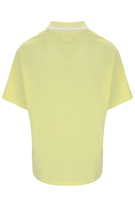 Wax Yellow Vernazza Football Collar Tee