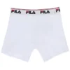 White 2 Pack Mens Mid Rise Boxers