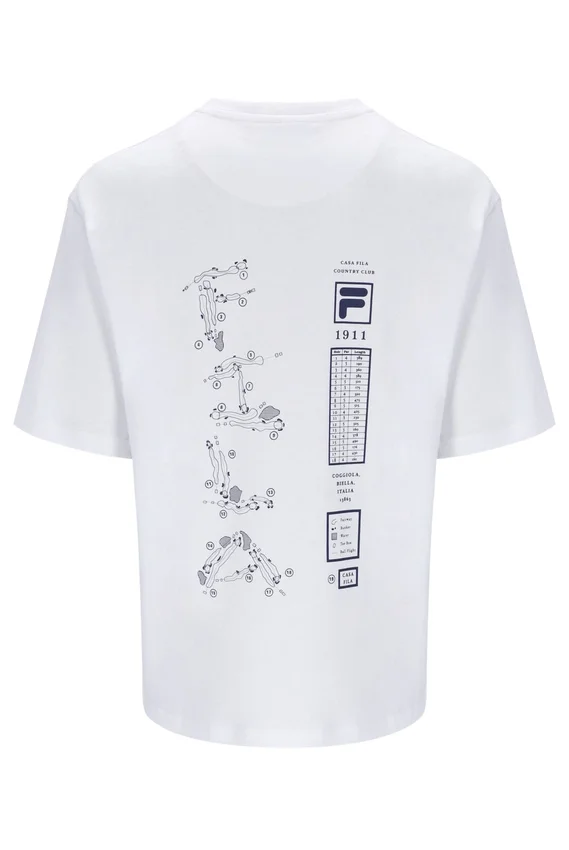 White Casa Golf Map T-Shirt