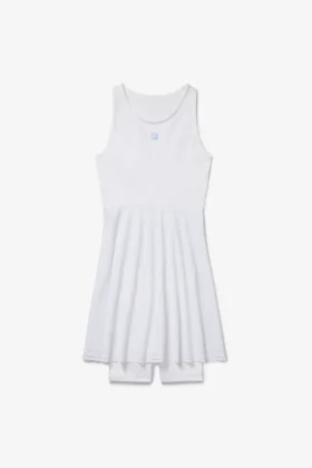 White Center Court Seamless Dress