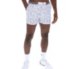 White High Tide Terry Pocket Stripe Shorts