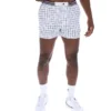 White High Tide Terry Pocket Stripe Shorts