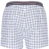 White High Tide Terry Pocket Stripe Shorts