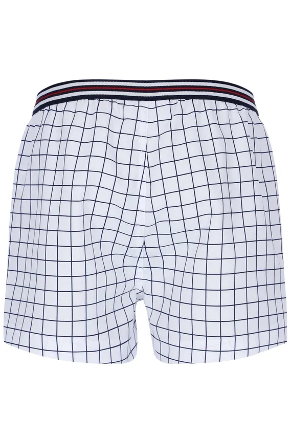 White High Tide Terry Pocket Stripe Shorts