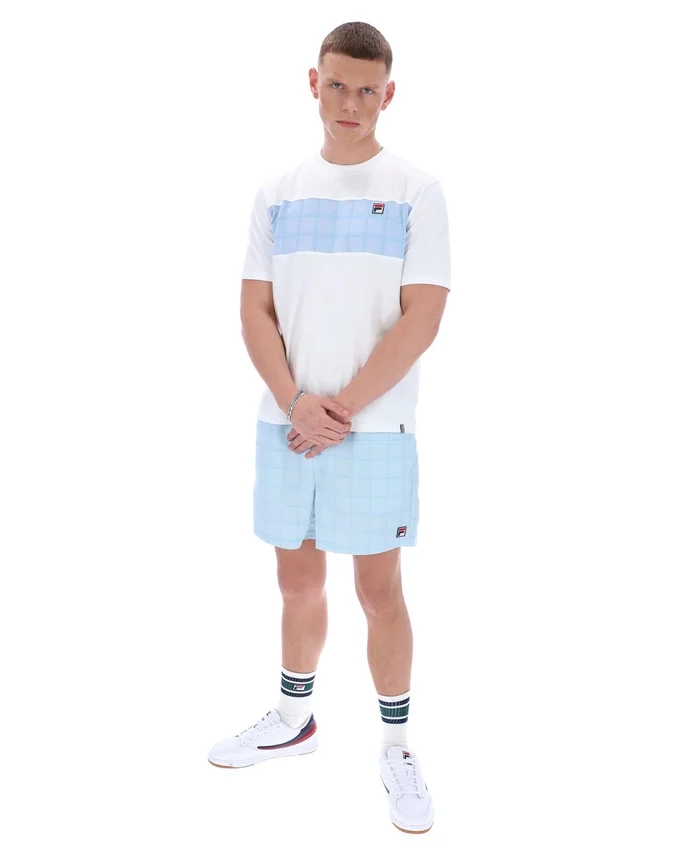 White Mano Cut and Sew Panel Tee