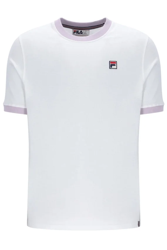 White Marconi Essential Ringer T-Shirt