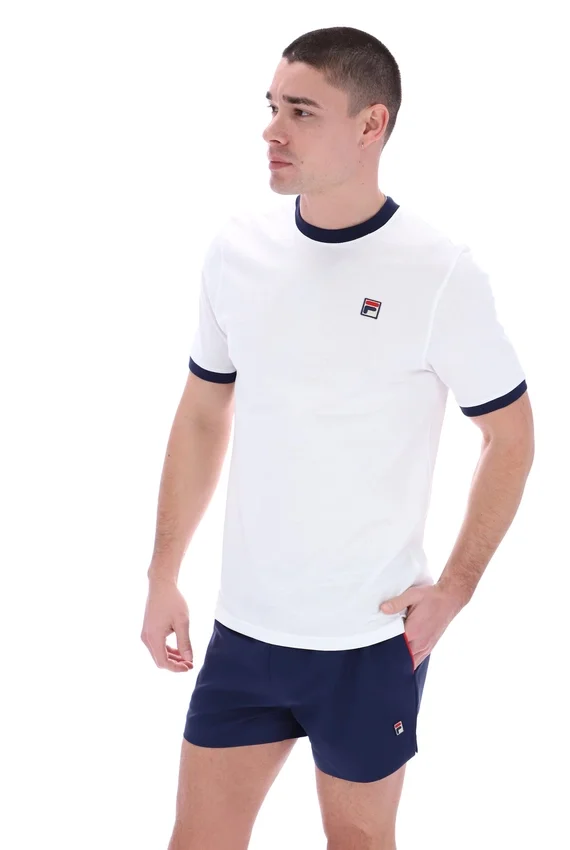 White Marconi Essential Ringer T-Shirt
