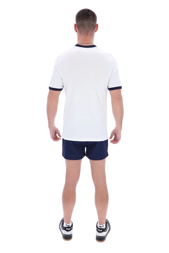 White Marconi Essential Ringer T-Shirt