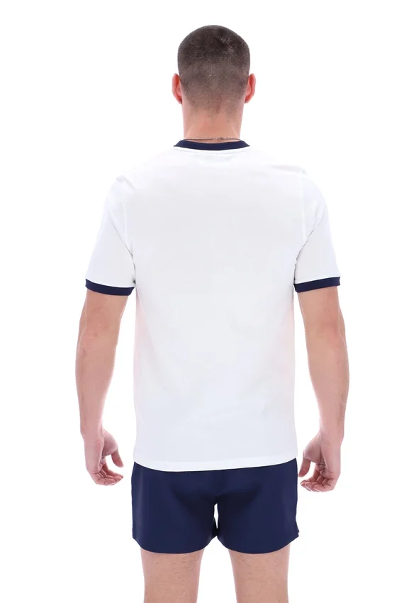 White Marconi Essential Ringer T-Shirt