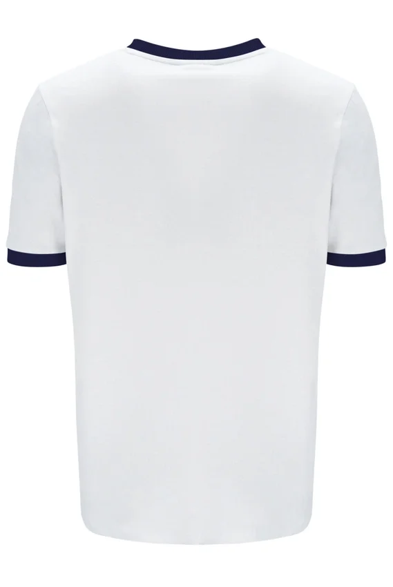 White Marconi Essential Ringer T-Shirt