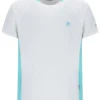 White Men’s Round Neck Tennis T-Shirt