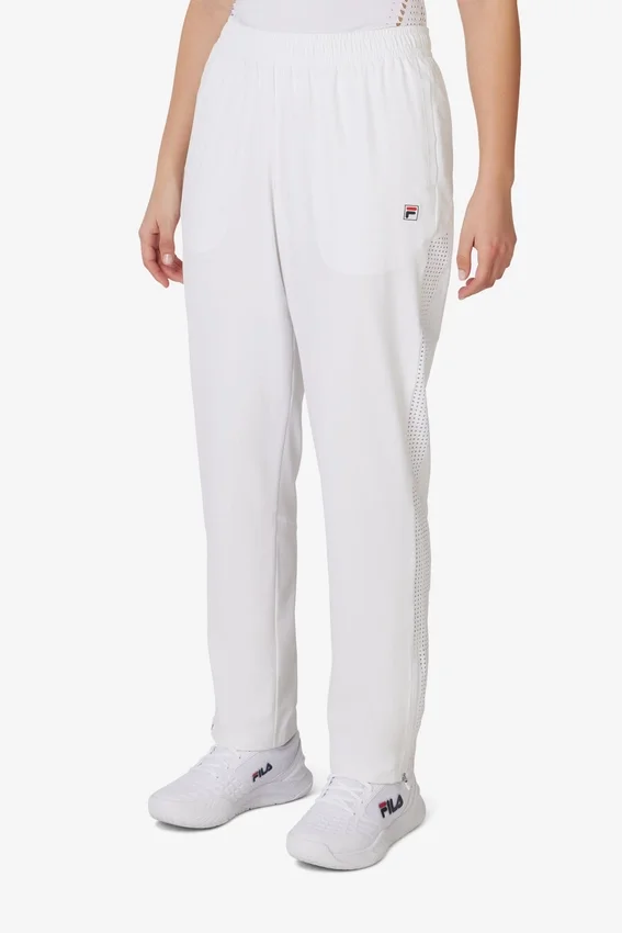 White Tennis Advantage Track Pant