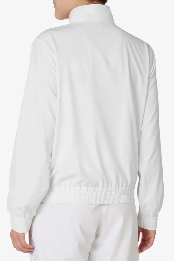 White Tennis Advantage Track Top