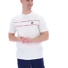 White Williams Contrast Piping T-Shirt