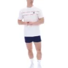 White Williams Contrast Piping T-Shirt