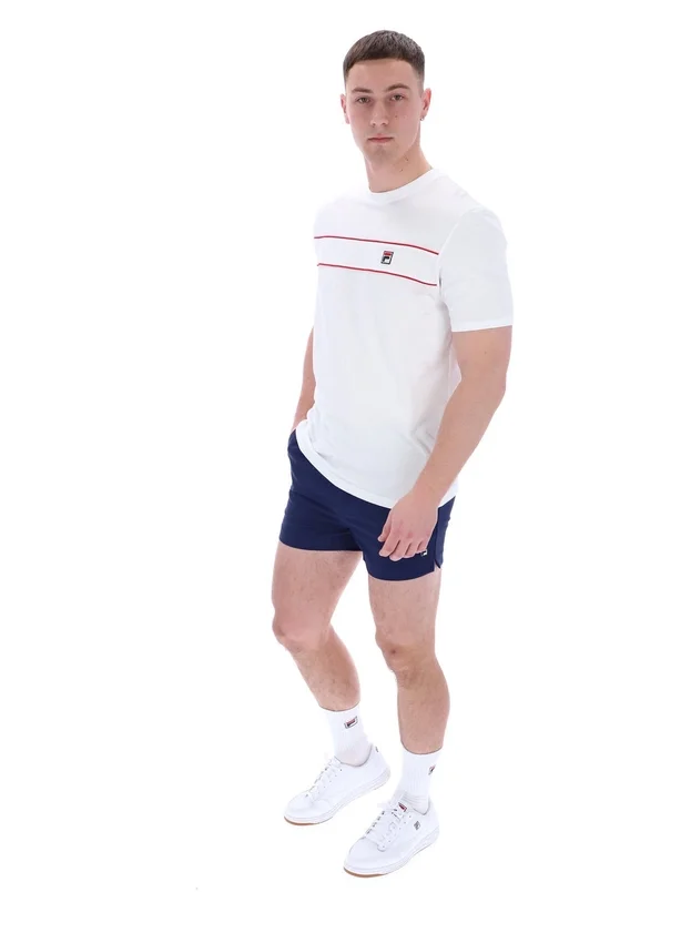 White Williams Contrast Piping T-Shirt
