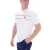 White Williams Contrast Piping T-Shirt