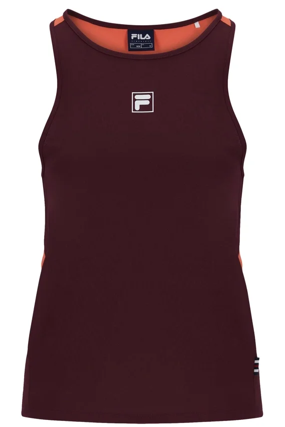Wine Women’s Sleeveless Tennis Top